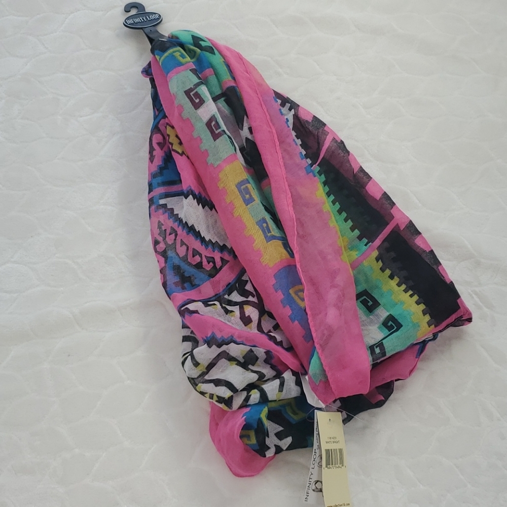 NWT Collection 18 Brightly Colored Infinity Scarf